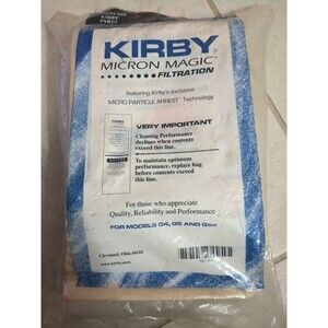 9 KIRBY Vacuum cleaner bags G4 G5 G6 Gsix MICRON MAGIC (197394)